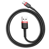 Кабель Baseus Cafule Cable USB For Type-C 2A 2M Red+Black, изображение 3