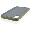 Чехол для iPhone XR Brosco STTPU Зелено-оранжевый, изображение 4