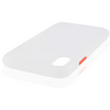 Чехол для iPhone XR Brosco STTPU Бело-красный, изображение 3