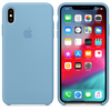 Чехол Apple для iPhone XS Max Silicone Case Cornflower (оригинал), Цвет: Sierra Blue / Голубой, изображение 2