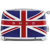 Тостер SMEG TSF01UJEU  на 2 ломтика британский флаг, Цвет: Blue / Синий, изображение 2