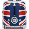Тостер SMEG TSF01UJEU  на 2 ломтика британский флаг, Цвет: Blue / Синий, изображение 3