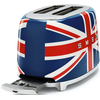 Тостер SMEG TSF01UJEU  на 2 ломтика британский флаг, Цвет: Blue / Синий, изображение 5