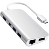 USB-хаб Satechi Aluminum Multimedia Adapter Type-C Silver, Цвет: Silver / Серебристый, изображение 3