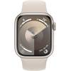 Apple Watch Series 9, 41 мм, корпус из алюминия цвета «сияющая звезда», спортивный ремешок цвета «сияющая звезда», размер S/M, Экран: 41, Цвет: Starlight / Сияющая звезда, изображение 2
