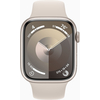 Apple Watch Series 9, 45 мм, корпус из алюминия цвета «сияющая звезда», спортивный ремешок цвета «сияющая звезда», Экран: 45, Цвет: Starlight / Сияющая звезда, изображение 2