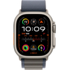 Apple Watch Ultra 2 GPS + Cellular, 49 мм, корпус из титана, ремешок Alpine синего цвета, Экран: 49, Цвет: Blue / Синий темный, изображение 2
