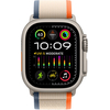 Apple Watch Ultra 2 49mm Titanium Case With Orange/Beige Trail Loop, Размер корпуса/ширина крепления: 49, Цвет: Beige / Бежевый, изображение 2