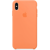 Чехол Apple для iPhone XS Max Silicone Case Papaya (оригинал), Цвет: Orange / Оранжевый