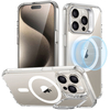 Защитный чехол ESR Classic Kickstand Halolock Magsafe iPhone 15 PRO Clear, Цвет: Clear / Прозрачный, изображение 4