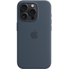 Чехол для iPhone 15 Pro Silicone Case Storm Blue, Цвет: Blue / Синий, изображение 4