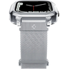 Ремешок для Apple Watch 45mm Spigen Metal Fit Pro Silver, Цвет: Silver / Серебристый, изображение 5