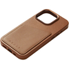 Чехол для iPhone 15 Pro Mujjo Full Leather Wallet Case Tan, Цвет: Brown / Коричневый, изображение 7