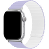 Ремешок магнитный силиконовый uBear Mode для Apple Watch S/M лавандовый/белый, Цвет: Purple / Сиреневый