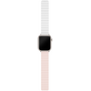Ремешок магнитный силиконовый uBear Mode для Apple Watch S/M розовый/бежевый, Цвет: Pink / Розовый, изображение 2