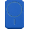 Картхолдер для телефона Moft SNAP-ON Premium с усиленными магнитами + магнитное кольцо экокожа Movas Сапфир, Цвет: Blue / Синий, изображение 3