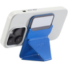 Картхолдер для телефона Moft SNAP-ON Premium с усиленными магнитами + магнитное кольцо экокожа Movas Сапфир, Цвет: Blue / Синий, изображение 5