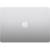 MacBook Air 13" (M3, 8C CPU/10C GPU, 2024), 16 ГБ, 512 ГБ SSD Silver (MXCT3), Цвет: Silver / Серебристый, Жесткий диск SSD: 512 Гб, Оперативная память: 16 Гб, изображение 6