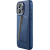 Чехол для iPhone 15 Pro Max Mujjo Full Leather Wallet Case Monaco Blue, Цвет: Blue / Синий, изображение 4