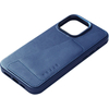 Чехол для iPhone 15 Pro Max Mujjo Full Leather Wallet Case Monaco Blue, Цвет: Blue / Синий, изображение 3