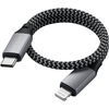 Кабель Satechi USB-C to Lightning MFI Cable 25см. Серый космос, изображение 4