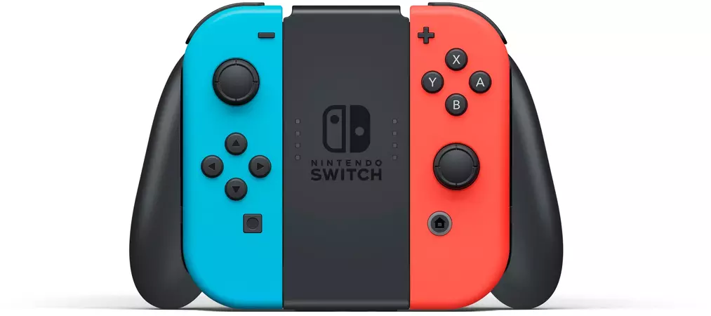 Nintendo Switch Oled Neon, Цвет: Blue / Голубой, изображение 4