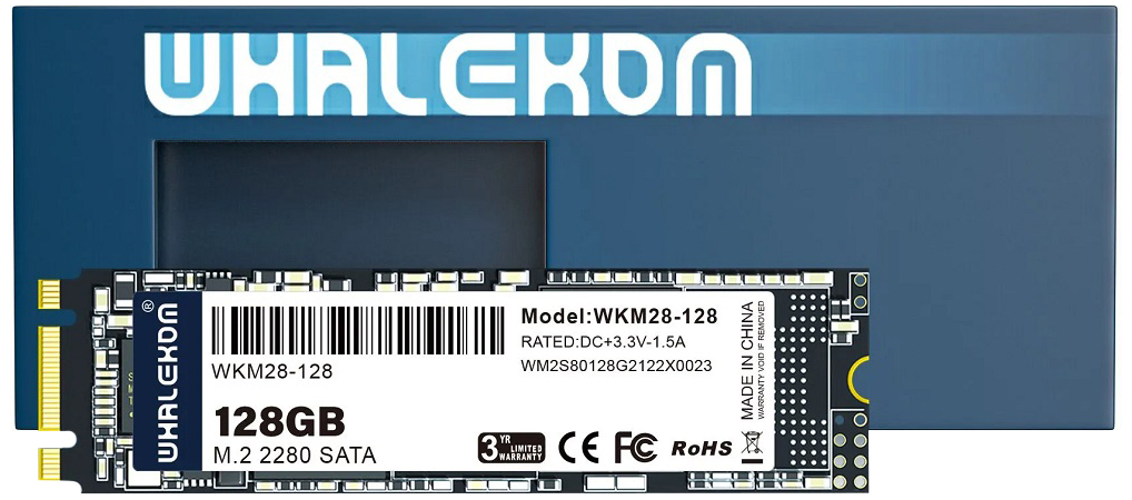 SSD накопитель Whalekom WKM2 128 ГБ (WKM2-128), изображение 3