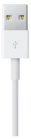 Кабель Apple USB (M)- Lightning (M), 1 м, белый OEM, изображение 3