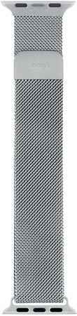 Ремешок магнитный металлический uBear Spark для Apple Watch M/L серебро, Цвет: Silver / Серебристый, изображение 2