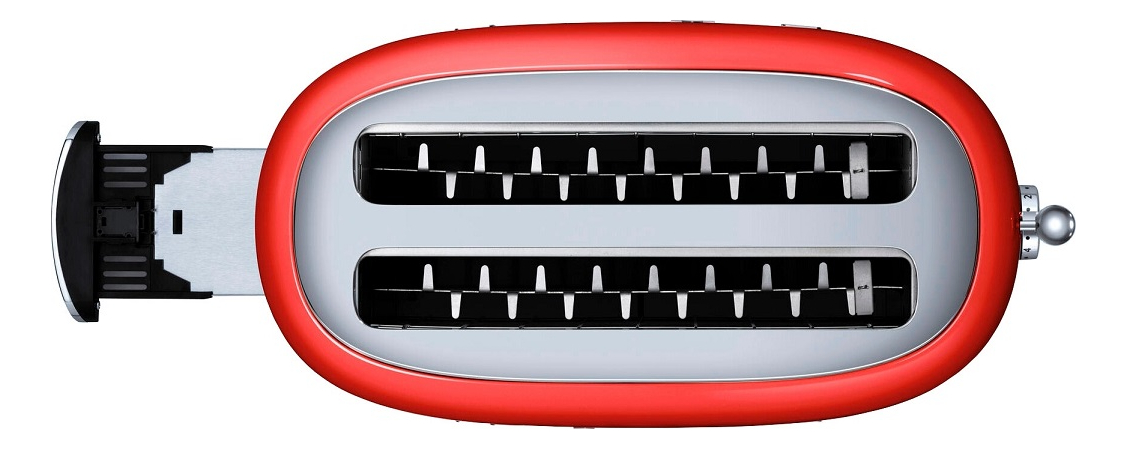 Тостер SMEG TSF02RDEU  на 4 ломтика красный, Цвет: Red / Красный, изображение 5