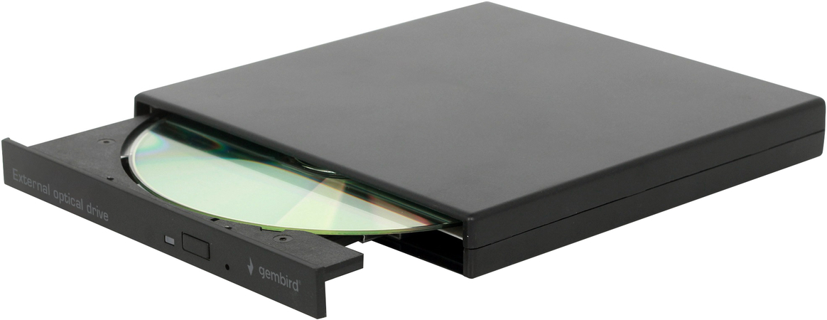Привод внешний Gembird DVD-USB-02 Черный, Цвет: Black / Черный, изображение 5