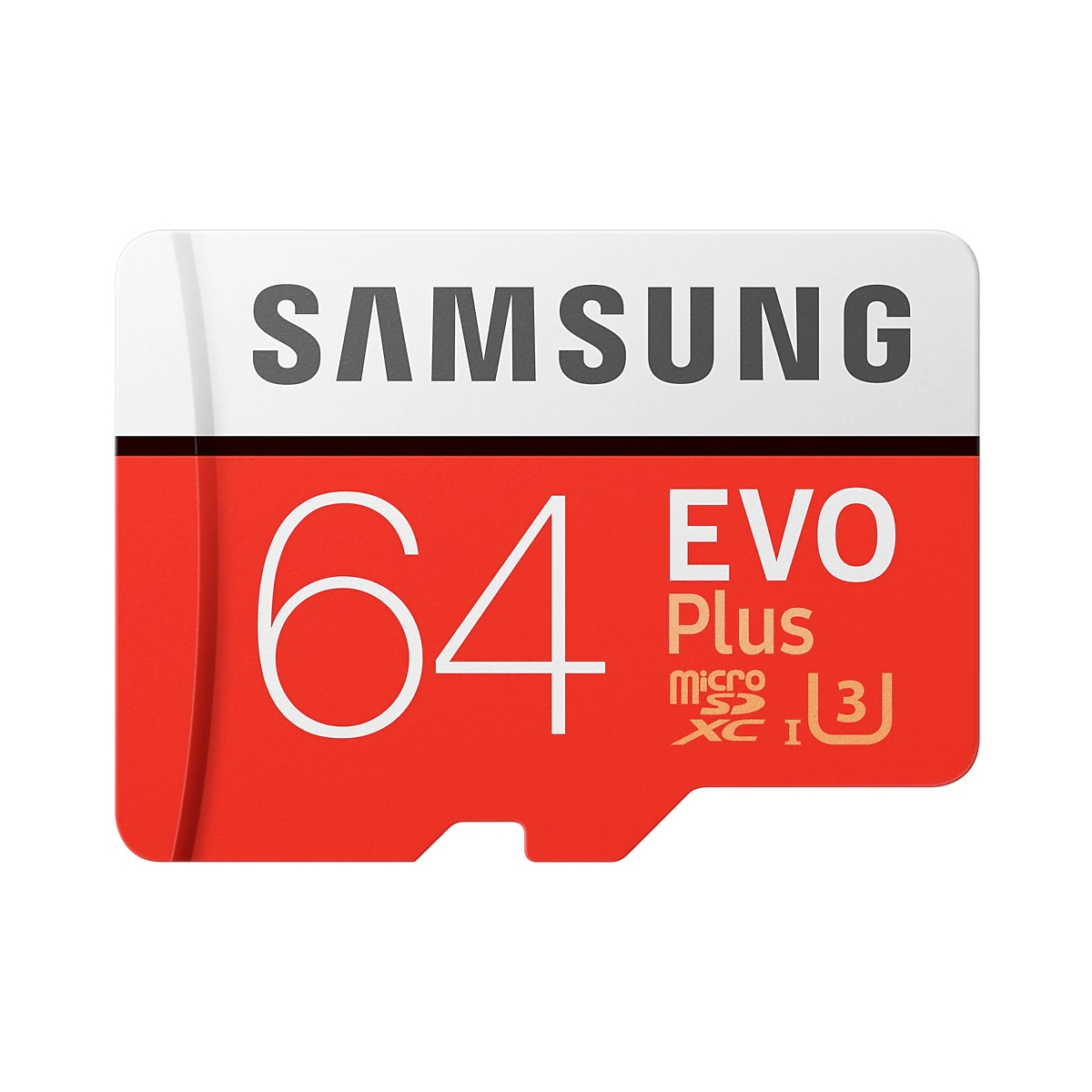 Карта памяти Samsung EVO Plus microSDXC 64 ГБ