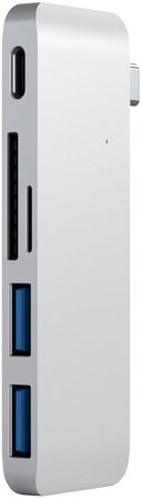 USB-хаб Satechi Passthrough Hub (ST-TCUPS) Silver