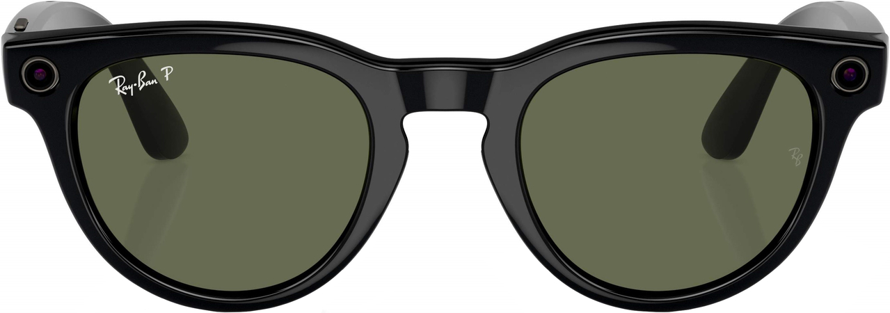 Смарт-очки Ray-Ban Meta Headliner Shiny Black Frame/Green Lenses (RW4009 601/9A 50-23)