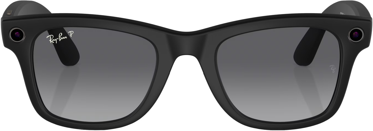 Смарт-очки Ray-Ban Meta Wayfarer Matte Black Polar Gradient Graphite (RW4006 601ST3 50-22)