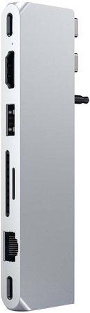 USB-хаб Satechi Pro Hub Max Silver