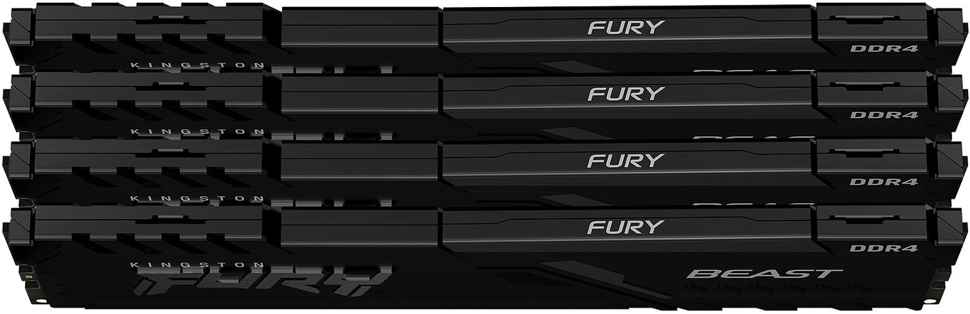 Оперативная память Kingston FURY Beast Black (KF436C17BBK4/32) 32 ГБ, изображение 3