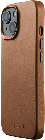 Защитный чехол Mujjo Full Leather Case iPhone 13/14/15 MagSafe (tan), изображение 3