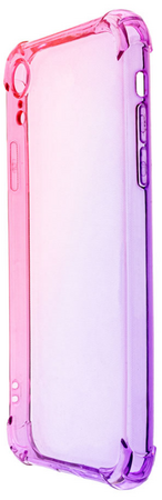 Чехол для iPhone XR Brosco HARDTPU Фиолетово-розовый, изображение 4