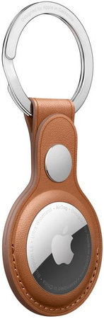 Чехол для AirTag WiWu Leather Key Ring Brown, изображение 2