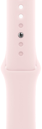 Apple Watch Series 9, 45 мм, корпус из алюминия розового цвета, спортивный ремешок нежно-розового цвета, Экран: 45, Цвет: Pink / Розовый, изображение 3