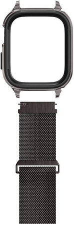 Ремешок для Apple Watch 45mm Spigen Metal Fit Pro Graphite, Цвет: Graphite / Графитовый, изображение 7