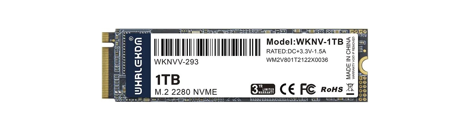SSD накопитель Whalekom WKNV 1 ТБ (WKNV-1TB)