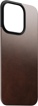 Чехол-накладка Nomad Magnetic Horween Leather Back, brown - iPhone 15 Pro, Цвет: Brown / Коричневый, изображение 5