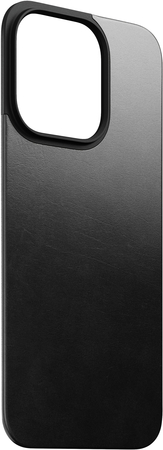 Чехол-накладка Nomad Magnetic Horween Leather Back, black - iPhone 15 Pro, Цвет: Black / Черный, изображение 4