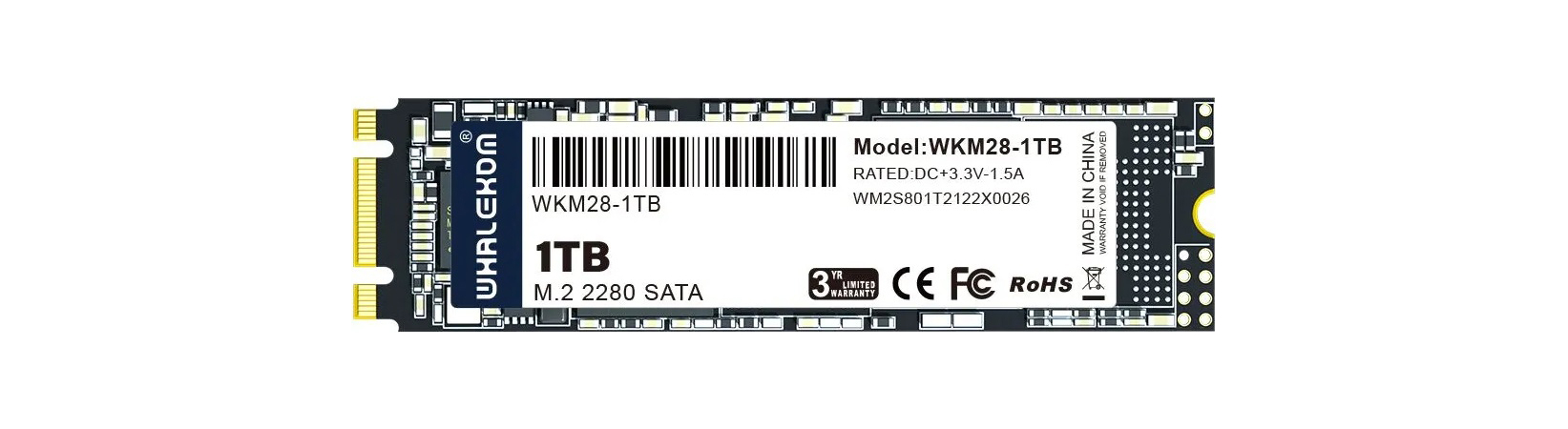 SSD накопитель Whalekom WKM2 1 TБ (WKM2-1TB)