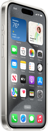 Чехол для iPhone 15 Pro Silicone Case Clear, изображение 5