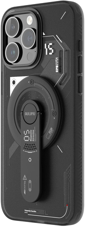 Магнитная подставка/держатель Aulumu G05 Mag Safe Phone Grip Stand 4 в 1 Black, Цвет: Black / Черный, изображение 7