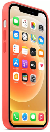 Чехол для iPhone 12 / 12 Pro Silicone Case Pink Citrus, изображение 2