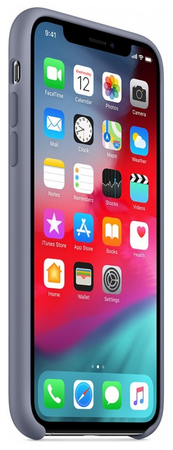Чехол Apple для iPhone XS Silicone Case Lavender Gray (оригинал), изображение 3